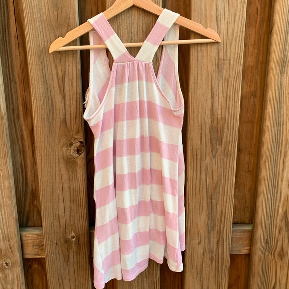 Zoah Pink/Tan Chevron Embellished Tank - Picture 4 of 8